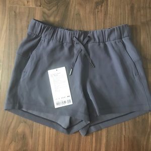 Purple On the Fly Lululemon shorts, size 6